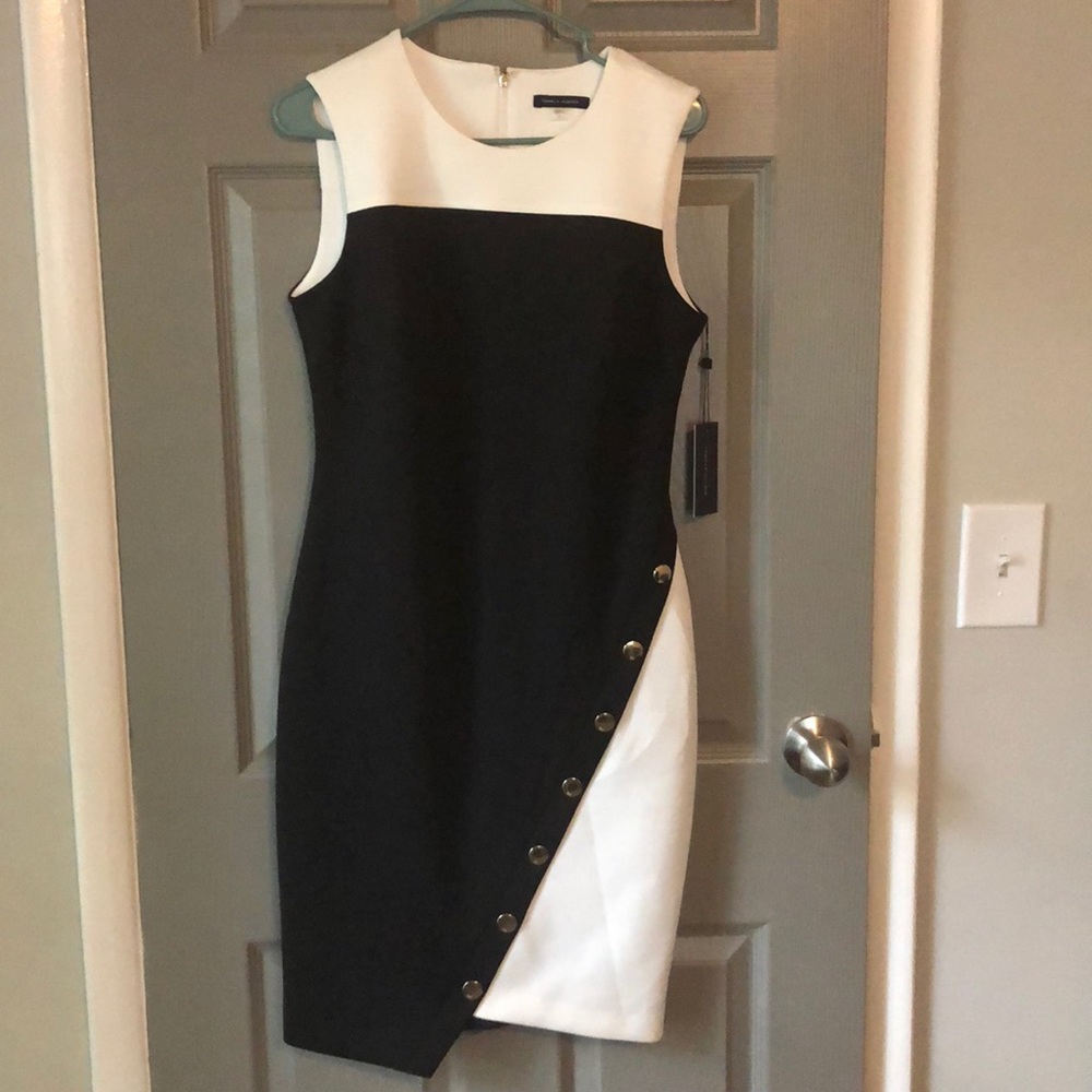 Black and White Cocktail Dress